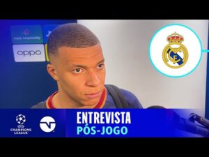 Mbappé fica irritado e faz careta ao ser questionado se vai torcer para o Real Madrid na Champions League!