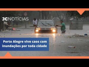 Porto Alegre é atingida por inundações generalizadas causando caos na quinta-feira