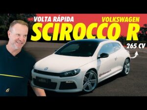 Rubinho acelera o raro VW Scirocco R, único no Brasil, em volta rápida no Velocitta!