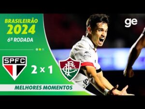 São Paulo vence Fluminense por 2 a 1 na 6ª rodada do Brasileirão 2024 | Melhores Momentos | ge.globo