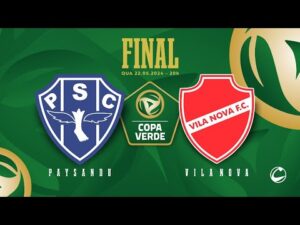 Transmissão AO VIVO da Final da Copa Verde 2024: Paysandu x Vila Nova