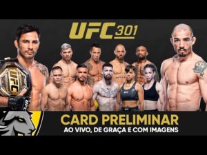 UFC 301: PANTOJA X ERCEG | Pré-show e 8 lutas ao vivo com imagens