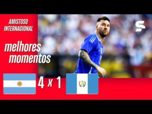 Argentina 4 x 1 Guatemala | Melhores Momentos | Amistoso Internacional | SporTV