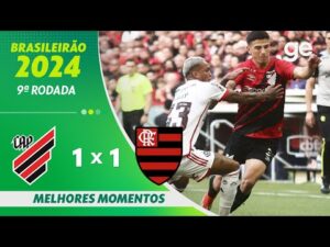 Athletico-PR 1 x 1 Flamengo | Melhores Momentos - 9ª Rodada Brasileirão 2024 | ge.globo