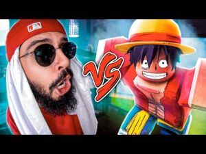 Batalha épica entre Luffy (Blox Fruits) e Mussa em uma intensa competição de games