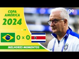 Brasil 0 x 0 Costa Rica | Melhores Momentos | 1ª Rodada da CONMEBOL Copa América 2024 | SporTV