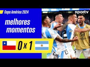 Chile 0 x 1 Argentina - Melhores Momentos - 2ª Rodada da CONMEBOL Copa América 2024 | SporTV