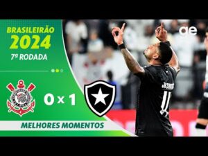 Corinthians perde para o Botafogo por 1 a 0 na 7ª rodada do Brasileirão 2024