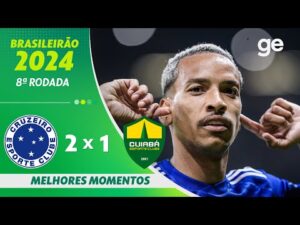 Cruzeiro vence Cuiabá por 2 a 1 na 8ª rodada do Brasileirão 2024 - Melhores Momentos