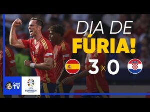 Espanha vence Croácia por 3 a 0 na 1ª rodada da Euro 2024 | Melhores Momentos