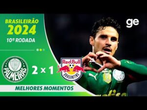Palmeiras vence Bragantino por 2 a 1 - Melhores Momentos da 10ª Rodada do Brasileirão 2024
