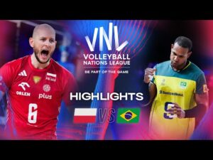 Poland vs. Brazil - Highlights | Week 2 | Men's Volleyball Nations League 2024