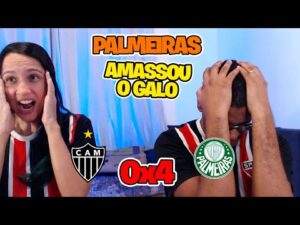 REACT: Atletico-MG 0 x 4 Palmeiras - Hulk expulso e goleada palmeirense