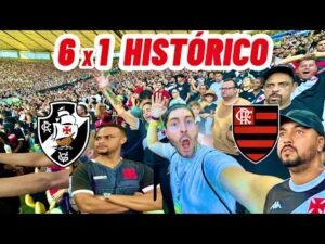 Torcida do Vasco manifesta tristeza e revolta após derrota por 6x1 para o Flamengo no Maracanã