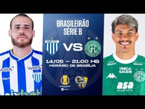 Transmissão ao vivo de Avaí x Guarani pelo Brasileirão Série B 2024