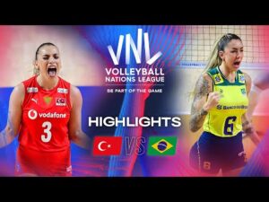 Turkey vs. Brazil - Highlights | Week 3 | Women's Volleyball Nations League 2024