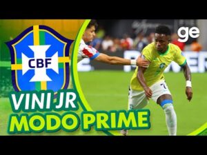 Vinicius Jr brilha e é considerado o melhor do mundo em jogo contra o Paraguai na Copa América 2024