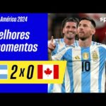 Argentina vence Canadá por 2 a 0 na semifinal da Copa América 2024 | Melhores Momentos