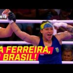 Bia Ferreira estreia com vitória no boxe nas Olimpíadas 2024 pela Combate.globo