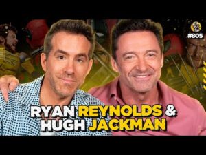 Encontro épico entre Ryan Reynolds (Deadpool) e Hugh Jackman (Wolverine) - Podpah #805