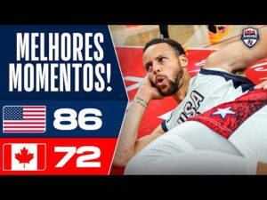 Estados Unidos conquistam vitória sobre Canadá com brilhantes atuações de Curry, Davis e Edwards - Melhores Momentos