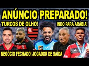 Flamengo prepara anúncio da contratação de Claudinho e anuncia saída de jogador! Novidades no Mengão!