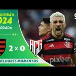 Flamengo vence Atlético-GO por 2 a 0 - Melhores momentos do jogo pela 20ª rodada do Brasileirão 2024