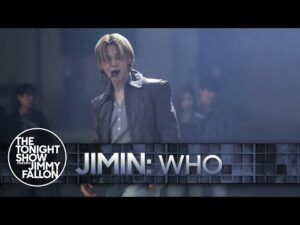 Jimin performs 'Who' on The Tonight Show Starring Jimmy Fallon