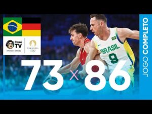 Jogo completo Brasil x Alemanha de basquete masculino na 2ª rodada das Olimpíadas de Paris 2024