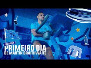 Os primeiros dias de Martin Braithwaite no Grêmio: treinos, entrevistas e adaptação