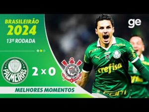 Palmeiras x Corinthians: melhores momentos do jogo pela 13ª rodada do Brasileirão 2024