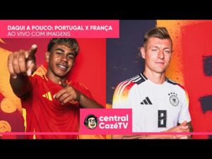 Resenha react da partida entre Espanha e Alemanha e prévia de Portugal x França | Central CazéTV