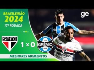 São Paulo vence Grêmio por 1 a 0 na 17ª rodada do Brasileirão 2024 - Melhores Momentos