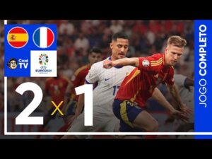 Transmissão completa da partida entre Espanha e França na semifinal com a webrádio Central CazéTV