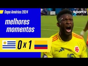 Uruguai 0 x 1 Colômbia | Melhores Momentos da Semifinal da Copa América 2024 | Sportv