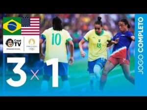 Assista ao jogo completo da final do futebol feminino entre Brasil e Estados Unidos nas Olimpíadas de Paris 2024