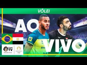 Assista ao jogo completo de vôlei masculino: Brasil x Egito na 3ª rodada das Olimpíadas de Paris 2024