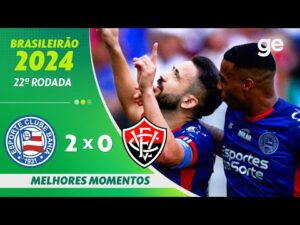 Bahia vence Vitória por 2 a 0 na 22ª rodada do Brasileirão 2024 | Melhores Momentos