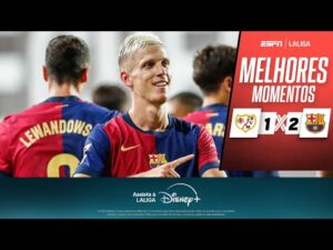 Barcelona vence Rayo Vallecano em estreia na LaLiga com Dani Olmo mudando o jogo - Melhores Momentos