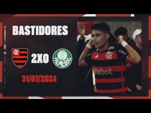 Bastidores da vitória do Flamengo sobre o Palmeiras por 2x0