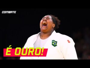 Bia Souza conquista a medalha de ouro olímpica no judô nas Olimpíadas de 2024