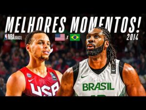 Brasil vs Estados Unidos: Seleção Brasileira enfrentou Curry, Harden e outros em jogo intenso