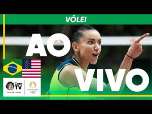 Brasil x EUA: Vôlei Feminino - Semifinal - Olimpíadas Paris 2024 - Ao Vivo e com Imagens