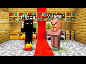 Como os villagers separaram minha casa pela metade em Minecraft