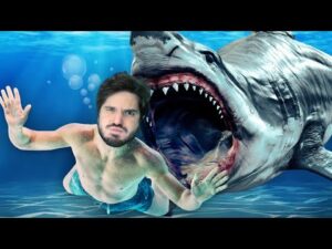 Explorando o fundo do mar em busca do lendário Megalodon - Ark Survival Evolved