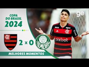 FLAMENGO 2 X 0 PALMEIRAS | MELHORES MOMENTOS | OITAVAS DE FINAL COPA DO BRASIL | ge.globo