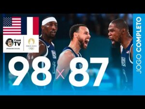 Final emocionante do basquete masculino: Estados Unidos vs França | Olimpíadas Paris 2024