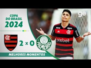 Flamengo vence Palmeiras por 2 a 0 nas oitavas da Copa do Brasil