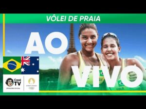 Jogo completo da semifinal de vôlei de praia feminino entre Brasil e Austrália nas Olimpíadas de Paris 2024