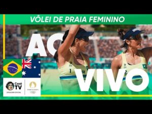 Jogo completo de vôlei de praia feminino: Brasil x Austrália nas oitavas de final das Olimpíadas de Paris 2024